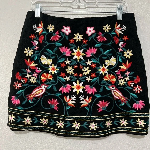 Umgee Embroidered Skirt - Picture 4 of 4